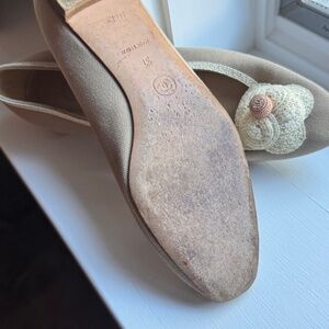 CHANEL Cloth Flats